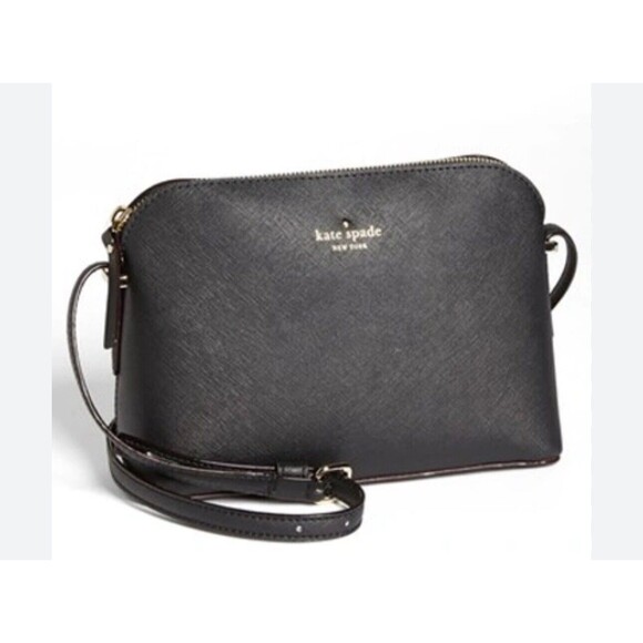 kate spade new york Handbags - Kate Spade Peggy Patterson Drive Leather Crossbody Handbag - Black